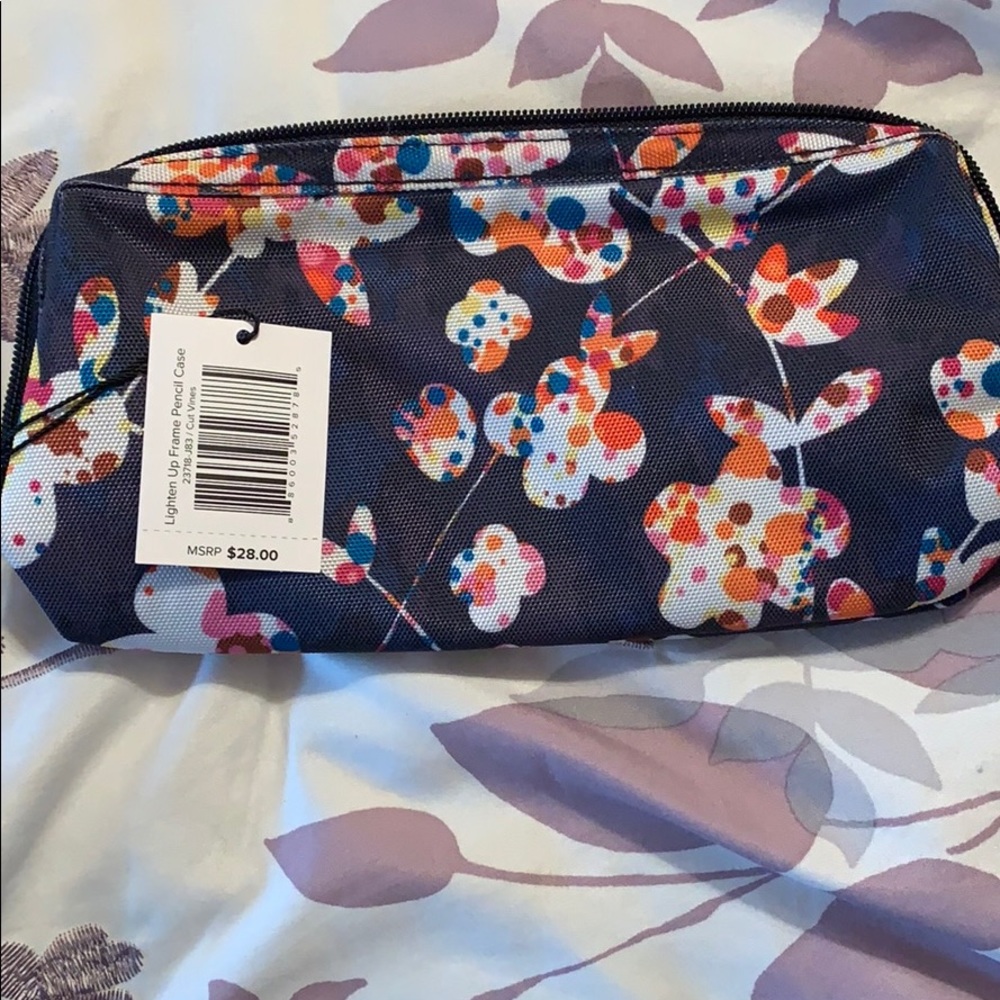 Vera Bradley cosmetic case.